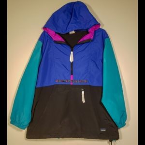 Vintage L.L. Bean Aztec Anorak Pullover Windbreakr